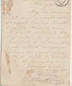 Spanien - 5 Cs. Ganzsache Frageteil Valencia - Zaragosa 1875