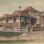 Queensland - 1/2 + 1 P. farb. AK (Maryborough Customs House) Bundaberg 1912