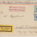 DR - 20+5 Pfg. Adler Luftpostbrief München - Bad Reichenhall 1927