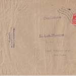 SBZ - 30 Pfg. Engels Drucksache b. 250g Leipzig - Reinhardtsdorf 1951