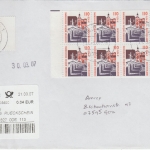 BRD - 110 Pfg./0,56€ SWK H-Blatt u.a. Einschreiben/Eigenhändig/RSch Gera 1997