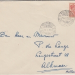 Niederl. Indien - Postagent Batavia Amsterdam Schiffspost Brief n. Alkmaar 1930