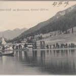 Österreich/Kärnten - Techendorf a. Weissensee sw-AK gelaufen 1909