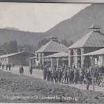 Österreich - St. Leohard b. Salzburg russ. Kriegsgefangenenlager sw-AK 1916