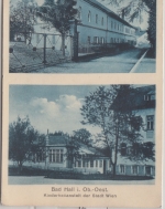 Österreich/OÖ - Bad Hall Kinderheilanstalt sw-Mehrbild-AK 1933