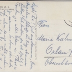 DR/Oberschlesien - Neu-Oderberg Hermann Göring Straße Straßenbahn sw-Fotokarte