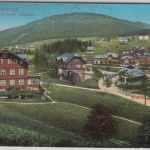 Tschechien/Böhmen - Friedrichsthal Spindelmühle farb. AK gelaufen 1919