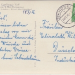 Nordrhein-Westfalen - Hösel Cafe Restaurant sw-Fotokarte gelaufen 1956