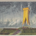 Bizone - Bochum 1949 73. Dt. Katholikentag Sonderkarte + SST n. Leer