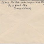 BRD - 40+10+5 Pfg. Heuss Luftpostbrief n. ENGLAND Nürtingen - Yapton 1956
