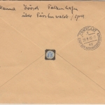 DR - Falkenhagen ü. Fürstenwalde Pst I Einschreibebrief n. Stuttgart 1942