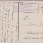 DR - Oberhäslich ü. Dippoldiswalde Landpost-Ra2 Karte n. Leipzig 1933