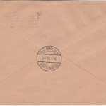 Saargebiet 1,50 Fr. Freimarken/Abstimmung u.a. Einschreibebrief Saarbrücken 1935