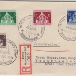 DR - Olympiade 1936 SST Berlin Olympisches Dorf 1.8.36 Einschreibebrief