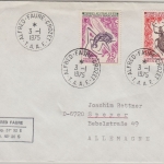 TAAF - 15+25 Fr. Insekten Brief Alfed Faure Crozet - Speyer 1975