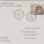 TAAF - 120 Fr Segler Le Mascarin Brief Alfred Faure Crozet 1974