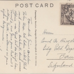 Aden - 2 As, Freimarke Karte (AK MS Fiona) i.d. SCHWEIZ Aden - Bern 1947