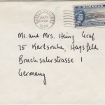 Bahamas - 10 P. Eilsabeth Freimarke Brief Nassau - Karlsruhe 1964