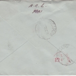 Sarawak - 25 C. Elisabeth/Freimarke u.a. Luftpost Einschreibebrief Miri 1963