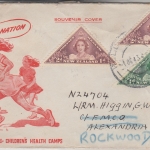 Neuseeland - Kinderhilfswerk Souvenir cover Luftpost Zensurbrief Wellington 1943
