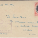 Kenia - African Rifles Forces Airmail Nairobi - London 1953