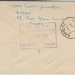 Kenia - African Rifles Forces Airmail Nairobi - London 1953