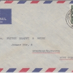 Mauritius - 60 C. Freimarke Luftpostbrief Quatre Bornes - Wunstorf 1962