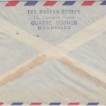 Mauritius - 60 C. Freimarke Luftpostbrief Quatre Bornes - Wunstorf 1962