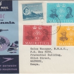 Mauritius - BOAC Firstflight London Mauritius, Etappe Nairobi 1962
