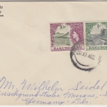 Basutoland - 10+1 P. Elisabeth/Freimarken Brief Mazenod - Meerane 1962