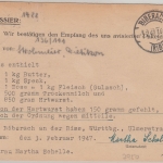 FZ/Allg. - 12 Pfg. Wappen Karte Biberach - Weil a/Rh 1947 - Text !!