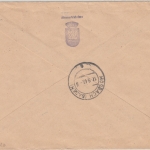 FZ/Württ. - 84 Pfg. 2. Ausg. Einschreibebrief Reutlingen - Mosbach 1948