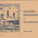 FZ/Württ. - Dt. Skimeisterschaften Isny Klappkarte + SST 13.2.49