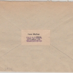 FZ/Württ. - Isny 23.1.47 Gebühr bezahlt 24 Rpf. L2 Brief n. Tübingen