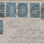 DR-Infla - 10x2000 M. Queroval Brief Magdeburg - Lichtenberg 29.8.23