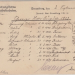 DR-Infla - 6x5000 M. Queroval Karte Straussberg - Berlin 5.9.23 - Text !!!