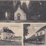 Bayern - Neubiberg Bahnhof u.a. sw-Mehrbild-AK gelaufen 1927 CZ-Nachporto !!7