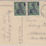 Bayern - Neubiberg Bahnhof u.a. sw-Mehrbild-AK gelaufen 1927 CZ-Nachporto !!7