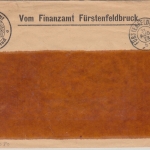 DR-Infla - 20x400 M. Ziffer/Dienst Ortsbrief Fürstenfeldbruck 31.8.23