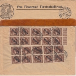 DR-Infla - 20x400 M. Ziffer/Dienst Ortsbrief Fürstenfeldbruck 31.8.23