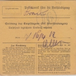 Bayern - Pfaffenhofen a/Ilm 60 Pfg. Luitpold Paketkarte n. Nürnberg