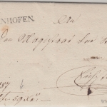 Bayern - Pfaffenhofen L1 Fahrpostbrief (Geldsendung 1fl 59x) n. Eichstädt 1832