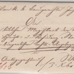 Bayern/Österreich - Ingolstadt 24/11 Fingerhut-K1 Regierungssache n. Wien 1840