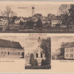 Bayern - Steindorf Gasthaus laden etc. sw-Mehrbild-AK gelaufen 1942