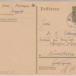 DR - Murnau 18. OKT 32 Reserve-K2 (aptiert !) Ganzsache n. München