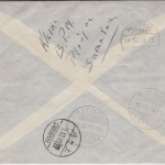 Niederl. Indien - KLM 1st-flight Batavia Bangkok Shanghai 1948 Luftpostbrief