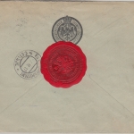 Österreich - 15+25 H. Fr. Joseph Einschreibebrief Wien - Cetinje 1917