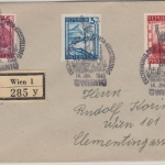 Österreich - 30+5+3 Gr. Landschaften Orts-Einschreibebrief SST Wien 1948