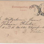 Bosnien & Herzegowina - 2 Kr. Doppeladler Karte KuK Militärpost 13 Mostar 1898