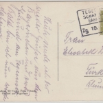 DR - Bahnpost Tegernsee Schaftlach Zg. 10 Karte Gmund - Fürth 1932